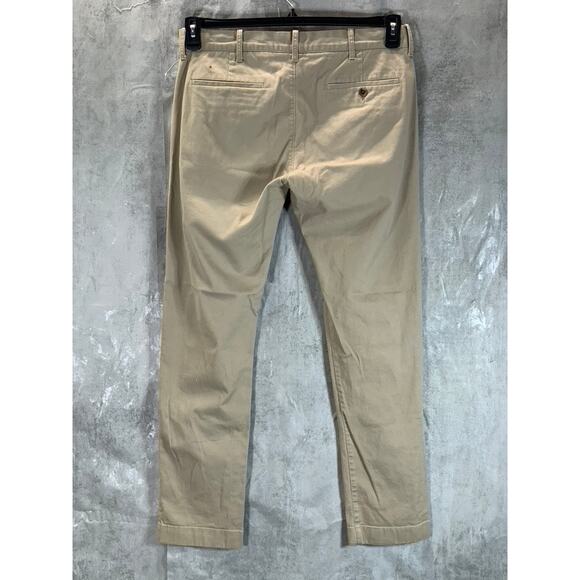 J.CREW Mercantile Men's Tan Slim-Fit Flex Chino Pants SZ 32X32 - Picture 2 of 9